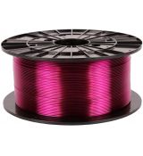 Transparentná fialová PETG tlačová struna PM (filament) 1kg, 1,75 mm