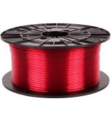 Transparentná červená PETG tlačová struna PM (filament) 1kg, 1,75 mm
